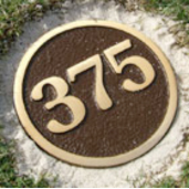375 yard fairway marker