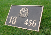 Hole 18 marker