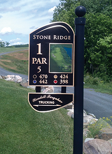 Course signage